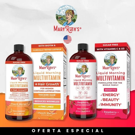 2X1 de MaryRuth's® ¡Detén la caída del cabello y renueva tus uñas AHORA!