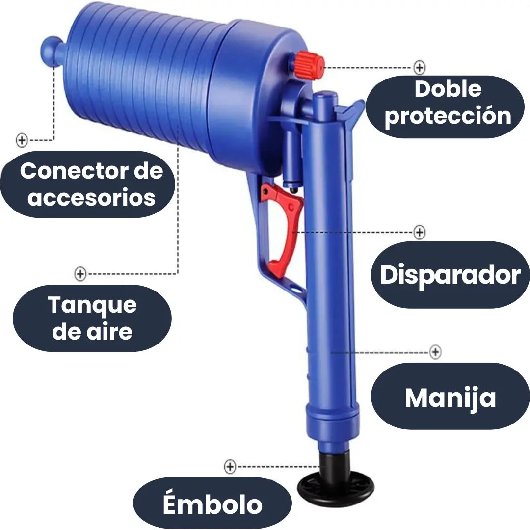 BOMBA DESTAPA TUBERÍAS