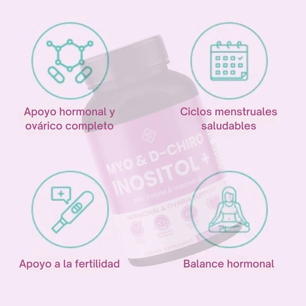 OFERTA 30%🔴MYO & D-CHIRO INOSITOL+ Ácido Fólico y Vitamina D