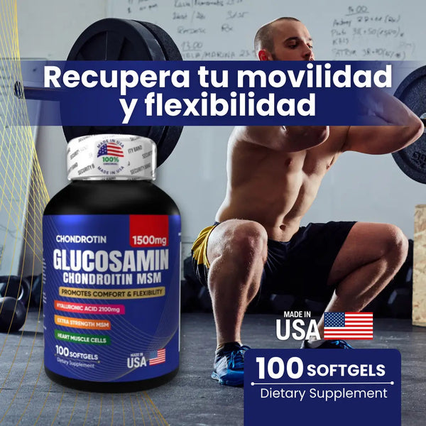 40% DE DESCUENTO🔥 Glucosamina Fórmula Americana ¡Regenera, fortalece y protege tus articulaciones!