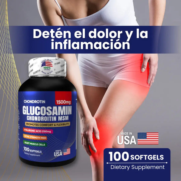 40% DE DESCUENTO🔥 Glucosamina Fórmula Americana ¡Regenera, fortalece y protege tus articulaciones!