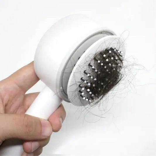 Cepillo autolimpiante para cabello